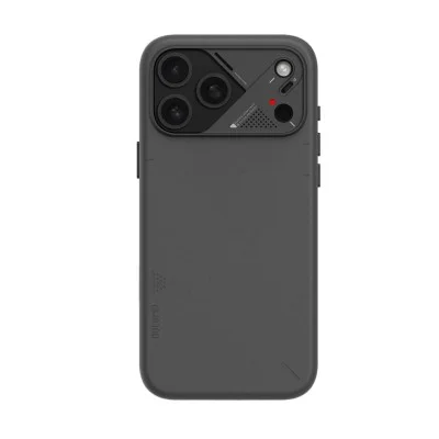 AULUMU A17 Vegan Leather Case for iPhone 17 Pro Max - Black